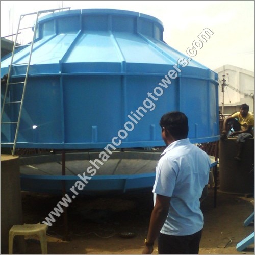 FRP Round Shape Cooling Towers FRP Round Shape Cooling Towers