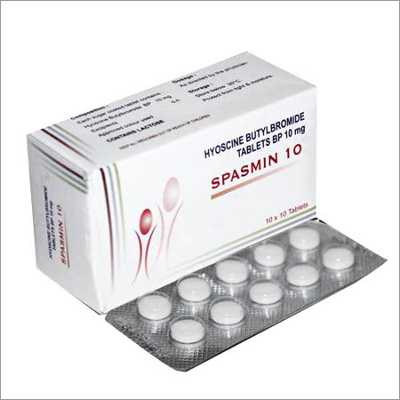 Spasmin-10 (Hyoscine Butyl Bromide Tablets BP 10mg Spasmin-10 (Hyoscine Butyl Bromide Tablets BP 10mg