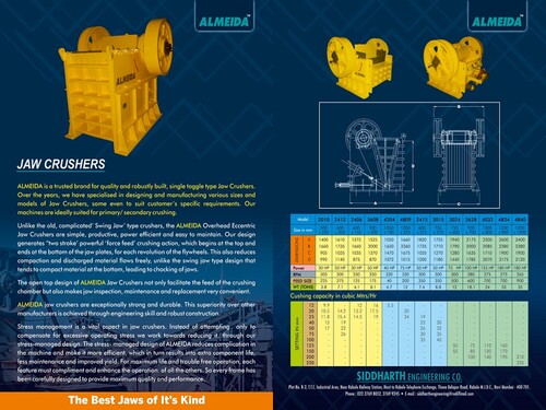 Jaw Crushers Jaw Crushers