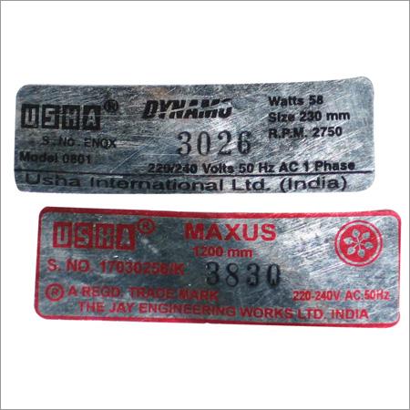 Metal Label Metal Label