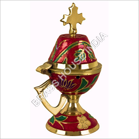 Painted Incense Burner Painted Incense Burner