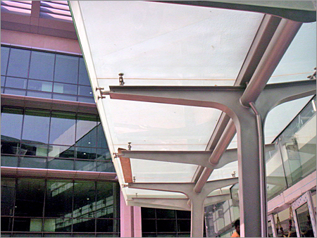 Main Entrance Glass Canopy Main Entrance Glass Canopy