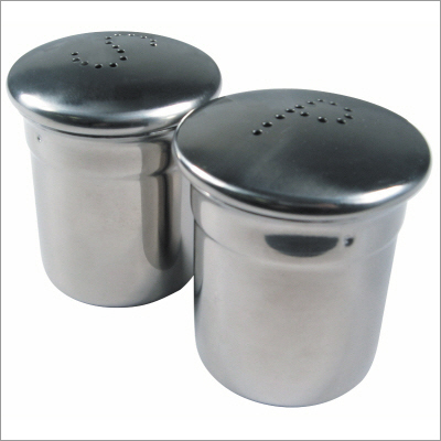 Stainless Steel Salt & Pepper Shaker Stainless Steel Salt & Pepper Shaker