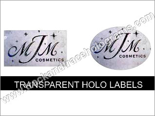 Transparent Holo Labels Transparent Holo Labels
