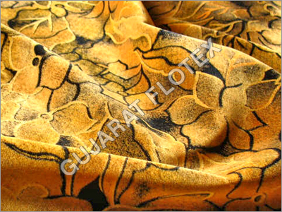 Flock Discharge Print Fabric Flock Discharge Print Fabric