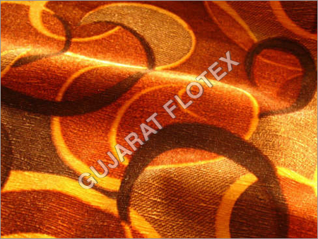 Wet Print Flock Fabric Wet Print Flock Fabric