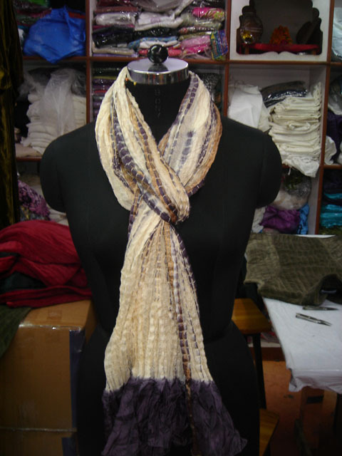 Tie Dye Silk Scarf Tie Dye Silk Scarf