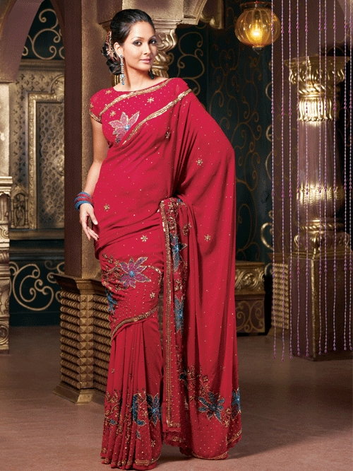 Embroidered Saree Embroidered Saree