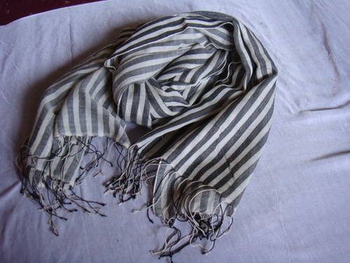 Silk Wool Stripe Stoles Silk Wool Stripe Stoles