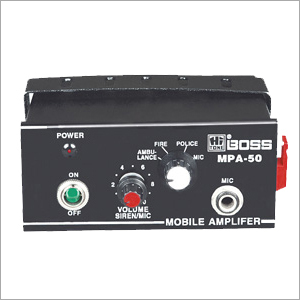 Motor Cycle Mobile P.A . System MPA-50 Motor Cycle Mobile P.A . System MPA-50
