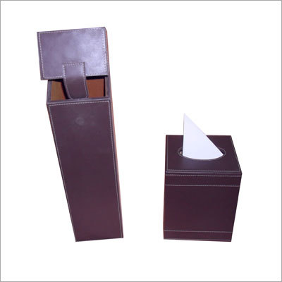 Leather Wine Boxes & Tissue Boxes Leather Wine Boxes & Tissue Boxes