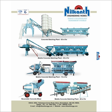 Stationary Concrete Batching Plant Stationary Concrete Batching Plant