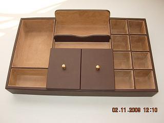 Leatherette Dressing Tray for Men Leatherette Dressing Tray for Men