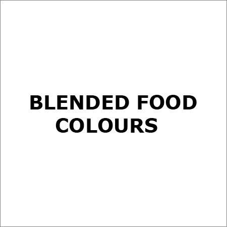 Blended Food Colours Blended Food Colours