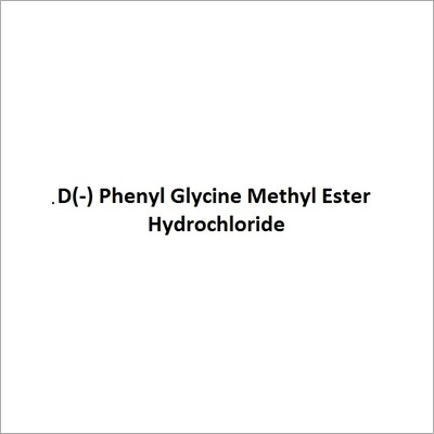 D(-) Phenylglycine Methyl Ester Hydrochloride D(-) Phenylglycine Methyl Ester Hydrochloride