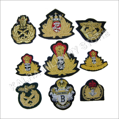 Zari Embroidered Badges Zari Embroidered Badges