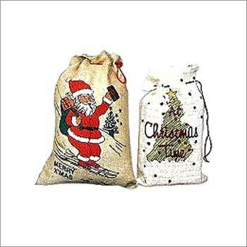 Jute Christmas Bags Jute Christmas Bags