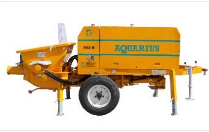 Trailer Mounted Concrete Pump Trailer Mounted Concrete Pump