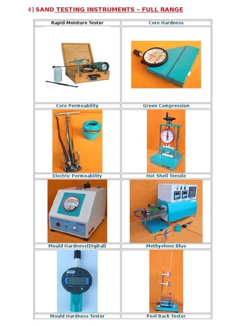 Foundry Sand Testing Equipment Foundry Sand Testing Equipment