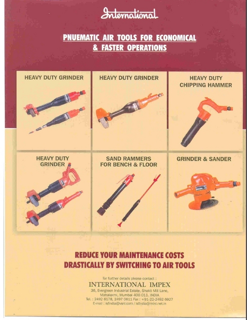 PNEUMATIC AIR TOOLS PNEUMATIC AIR TOOLS