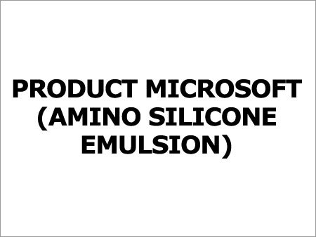Amino Silicone Emulsion Amino Silicone Emulsion