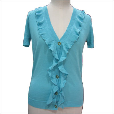 Ladies Frill Cardigan Ladies Frill Cardigan