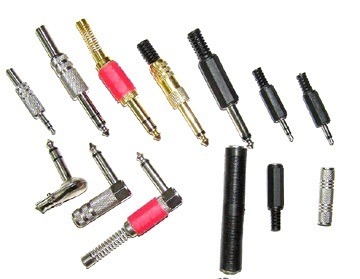 Brass Audio Video Cable Connectors Brass Audio Video Cable Connectors