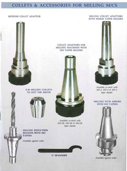 COLLETS ADAPTORS COLLETS ADAPTORS