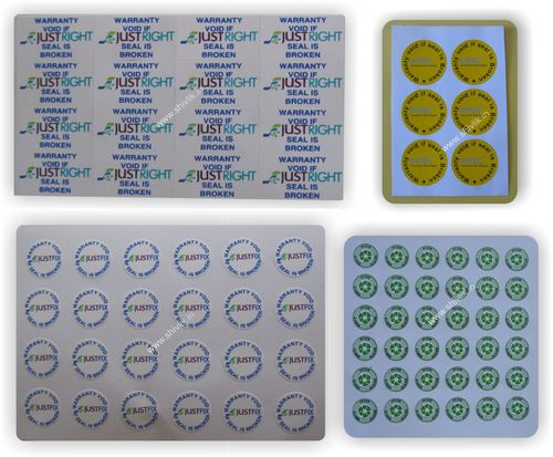 Tamper proof Labels Tamper proof Labels