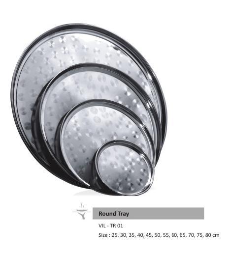 Stainless Steel Round Tray Stainless Steel Round Tray