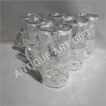 Silver Plated Glass Set Silver Plated Glass Set