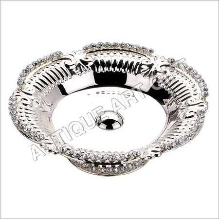 Designer Silver Plated Fruit Bowl Designer Silver Plated Fruit Bowl