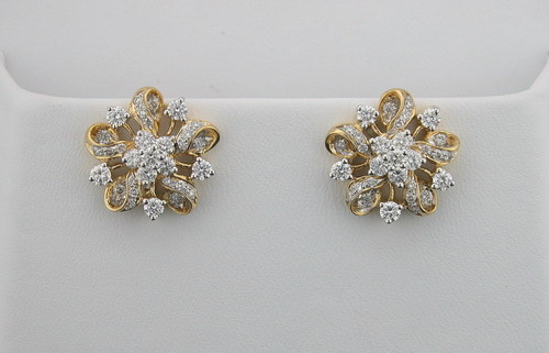 Traditional Diamond Earrings India Paradise Diamond Cer Drop Earrings Source South Indian 7 Stone Image Of Earring