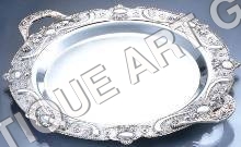 Silver Plated Round Tray Silver Plated Round Tray
