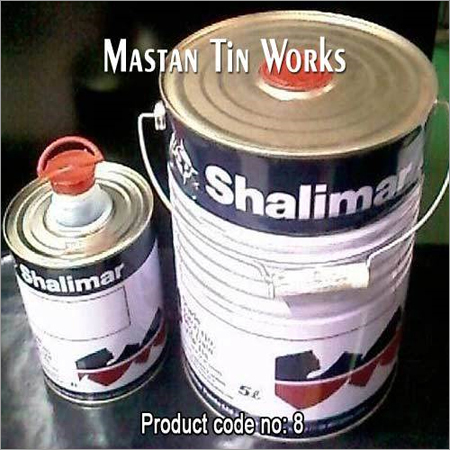 Round Flex Spout Tin Container Round Flex Spout Tin Container