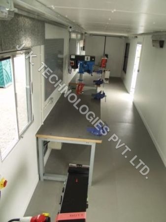 Site Workshop Container with Work Bench Site Workshop Container with Work Bench