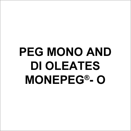 PEG Mono And Di Oleates PEG Mono And Di Oleates
