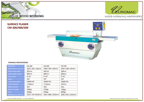 Surface Planer Surface Planer