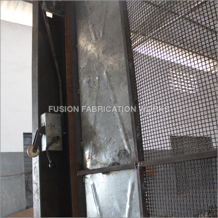 Hoist Cage Door With Gate Lock And Link Assembly Hoist Cage Door With Gate Lock And Link Assembly