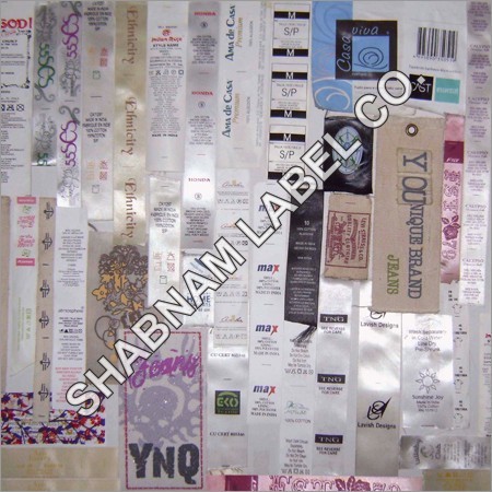 Printed Labels Printed Labels