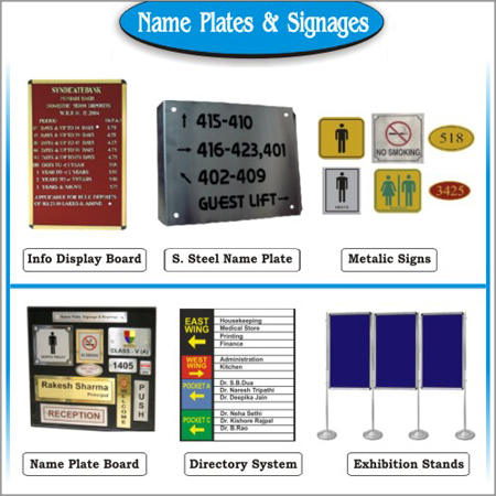 Name Plates & Signages Name Plates & Signages