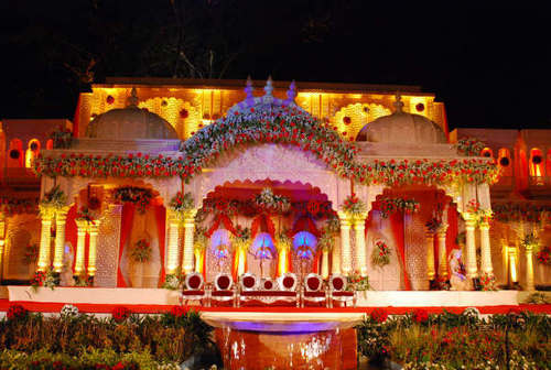 Image result for a rich south indian wedding decoration