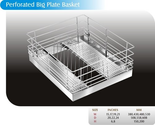 Perforated Big Plate Basket Perforated Big Plate Basket