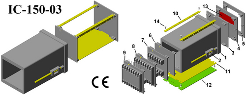 Plastic panel enclosure DIN 96*96*150 Plastic panel enclosure DIN 96*96*150
