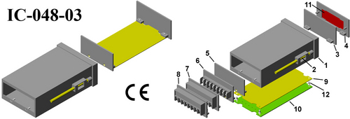 Plastic panel enclosure DIN 96*48*150 Plastic panel enclosure DIN 96*48*150