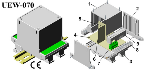 Din Rail Enclosures 112*88*75 Din Rail Enclosures 112*88*75