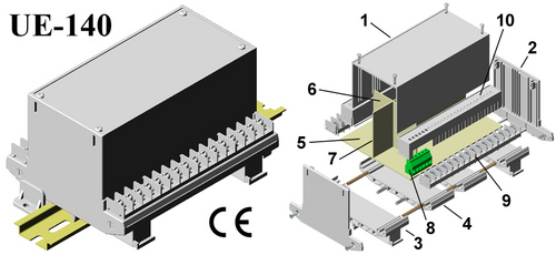 Din Rail Enclosures 112*88*145 Din Rail Enclosures 112*88*145