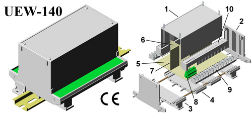 Din Rail Module Enclosure 112*88*145 Din Rail Module Enclosure 112*88*145