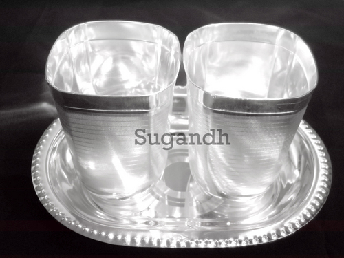 Silver Plated Glass Set Silver Plated Glass Set