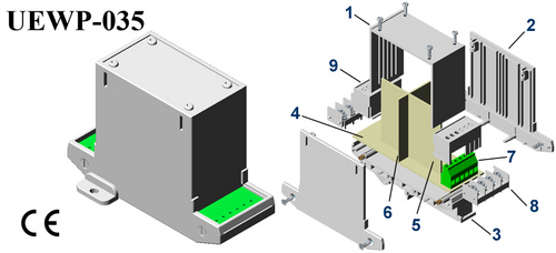 Plastic Electronic Enclosure 112*78*40 Plastic Electronic Enclosure 112*78*40